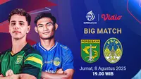 Siaran Langsung BRI Super League 2025/26 Persebaya Surabaya vs PSIM Yogyakarta di Vidio